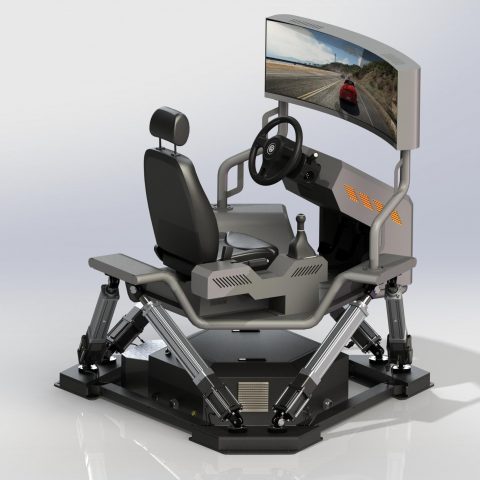 YSL-6DOF-MNQ-49 六軸汽車駕駛模擬器